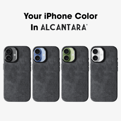 iPhone 17 - Alcantara Case - Space Grey - Alcanside #iPhone model:_iPhone 17