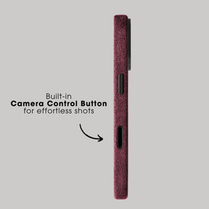 iPhone 17 - Alcantara Case - Wine Red - Alcanside