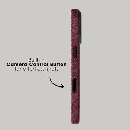 iPhone 17 - Alcantara Case - Wine Red - Alcanside