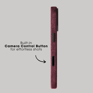 iPhone 17 - Alcantara Case - Wine Red - Alcanside