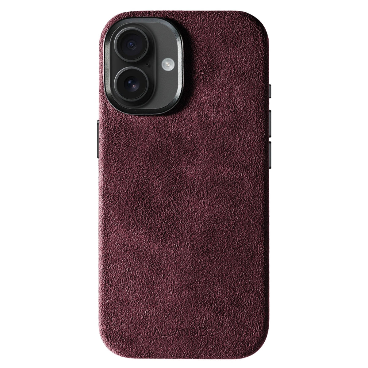 iPhone 17 - Alcantara Case - Wine Red - Alcanside #iPhone model:_iPhone 17