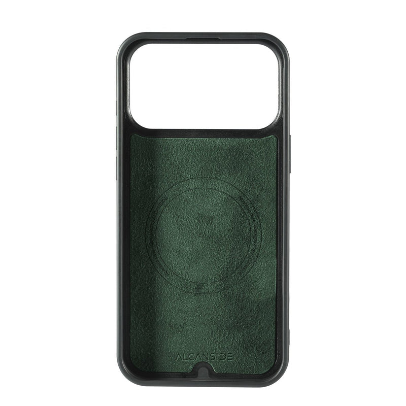 iPhone 17 Pro - Alcantara Back Cover - Midnight Green