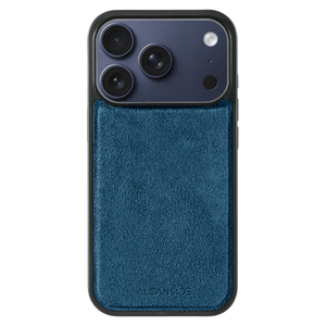 iPhone 17 Pro - Alcantara Back Cover - Ocean Blue - Alcanside