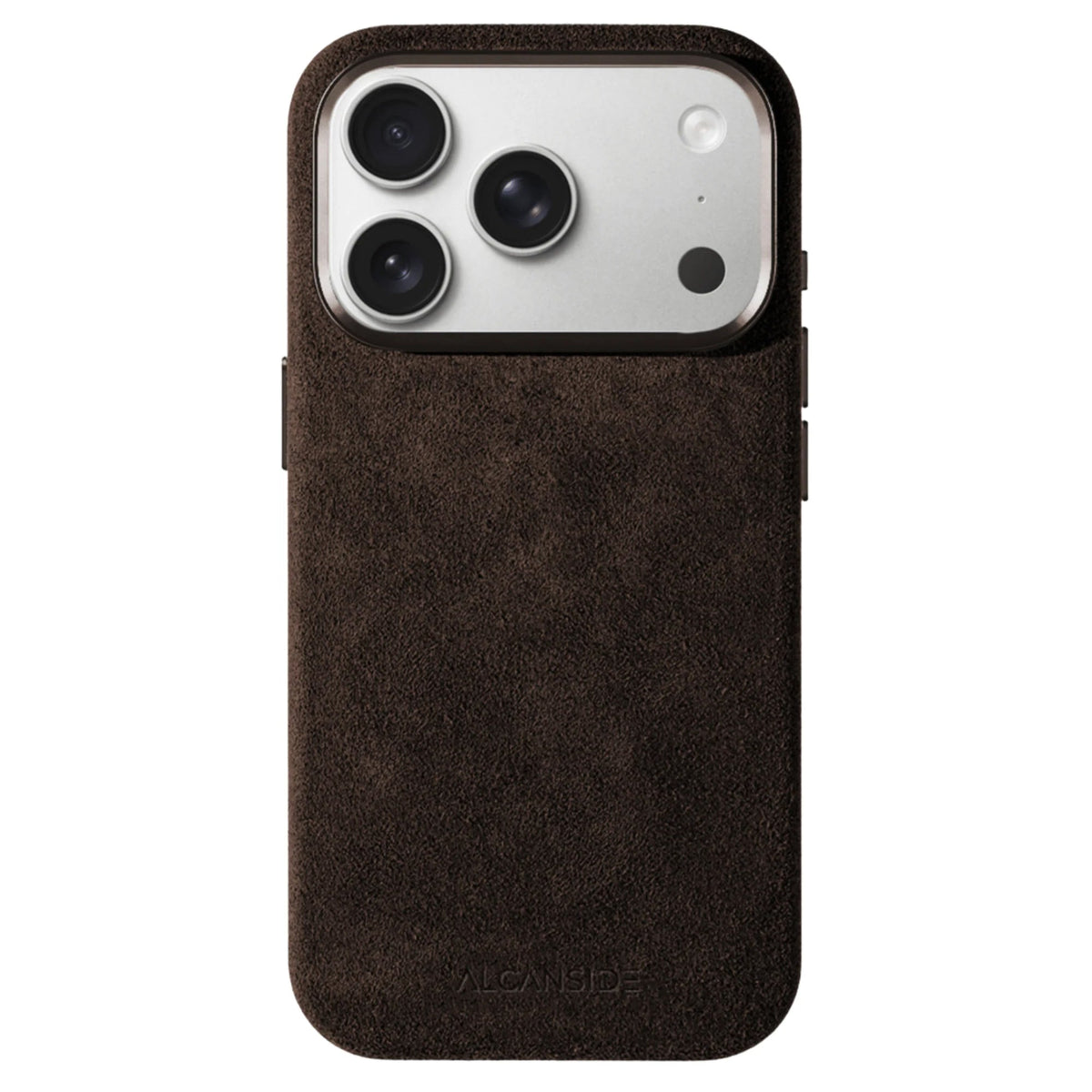 iPhone 17 Pro - Alcantara Case - Chocolate Brown - Alcanside #iPhone model:_iPhone 17 Pro|iPhone 17 Pro Max