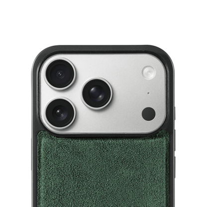 iPhone 17 Pro Max - Alcantara Back Cover - Midnight Green - Alcanside