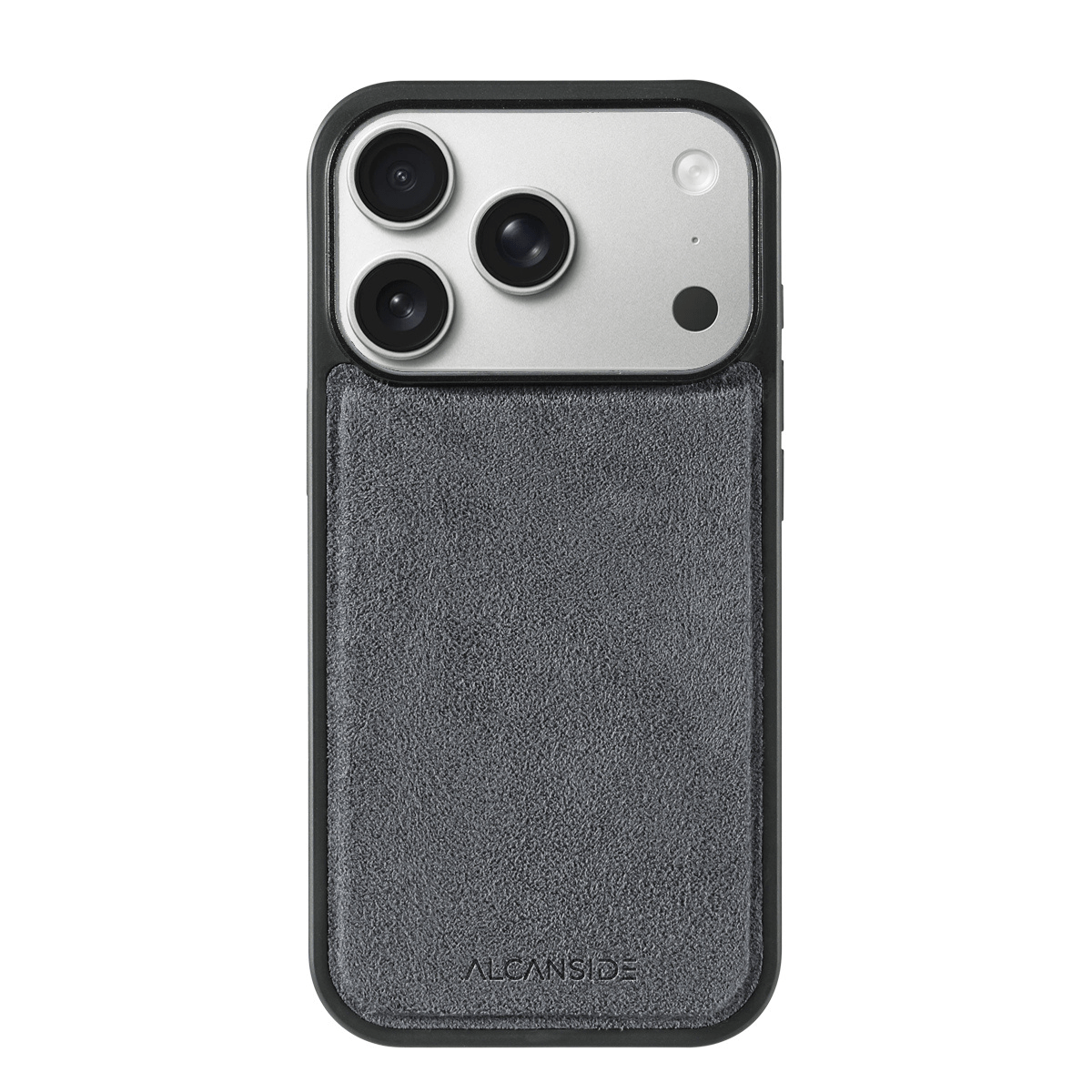iPhone 17 Pro Max - Alcantara Back Cover - Nardo Gray - Alcanside