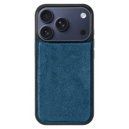 iPhone 17 Pro Max - Alcantara Back Cover - Ocean Blue - Alcanside