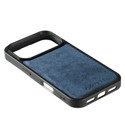 iPhone 17 Pro Max - Alcantara Back Cover - Ocean Blue - Alcanside