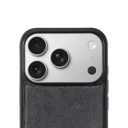 iPhone 17 Pro Max - Alcantara Back Cover - Space Grey - Alcanside