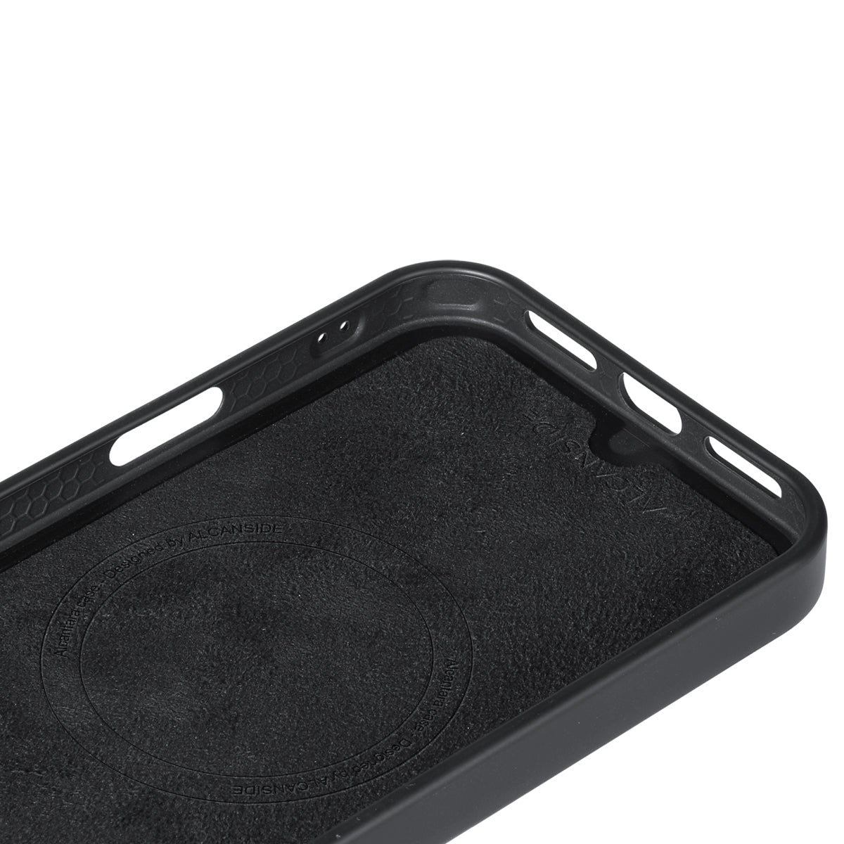 iPhone 17 Pro Max - Alcantara Back Cover - Space Grey - Alcanside