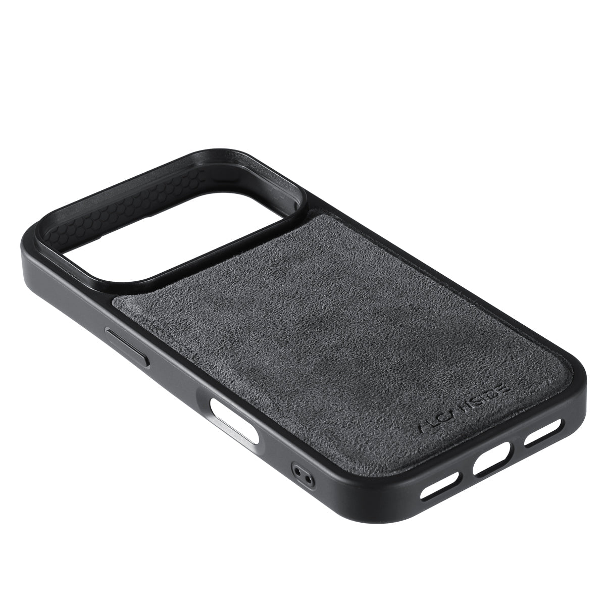 iPhone 17 Pro Max - Alcantara Back Cover - Space Grey - Alcanside