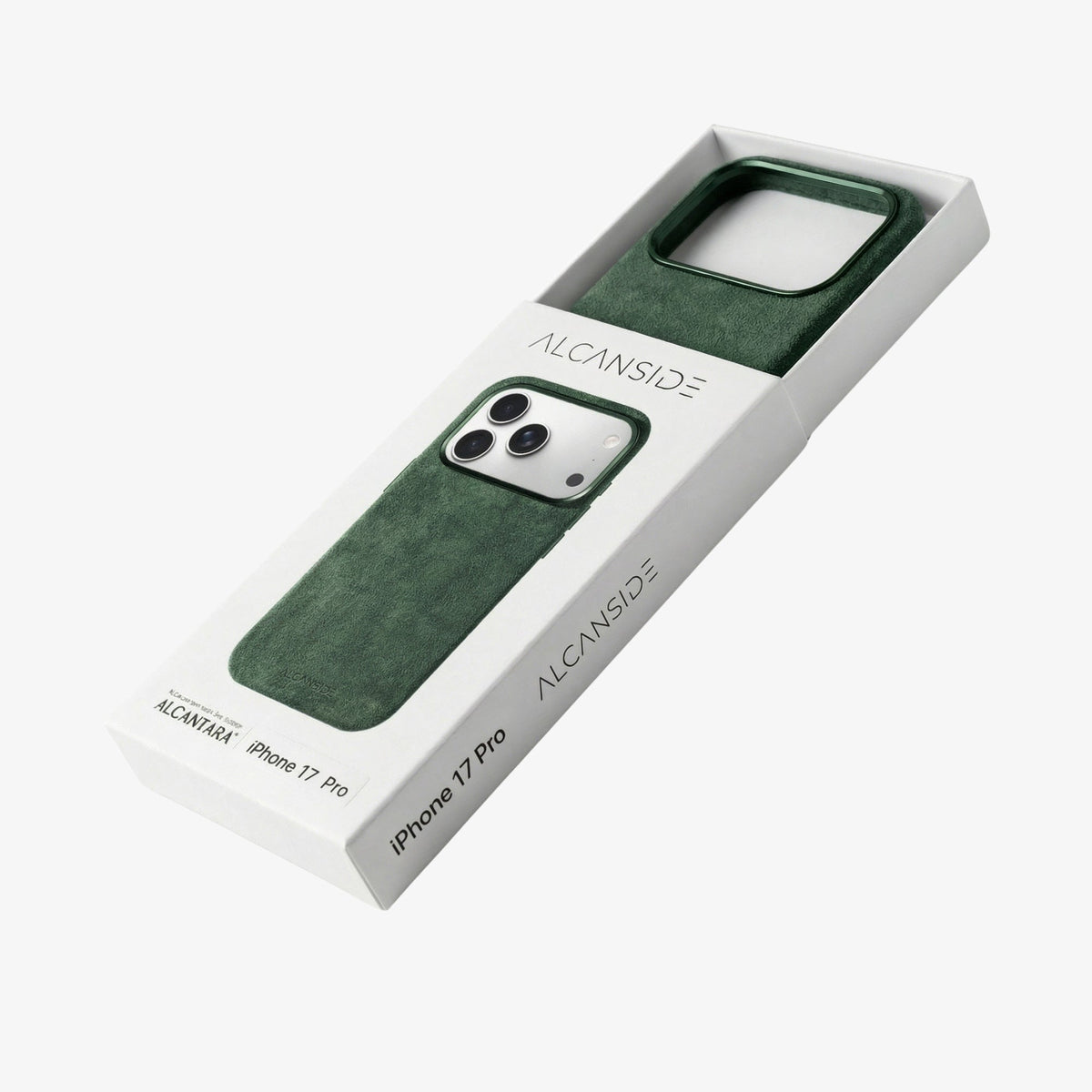 iPhone 17 Pro Max - Alcantara Case - Midnight Green - Alcanside #iPhone model:_iPhone 17 Pro|iPhone 17 Pro Max
