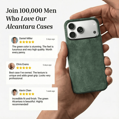 iPhone 17 Pro Max - Alcantara Case - Midnight Green - Alcanside #iPhone model:_iPhone 17 Pro|iPhone 17 Pro Max