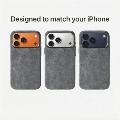 iPhone 17 Pro Max - Alcantara Case - Nardo Gray - Alcanside #iPhone model:_iPhone 17 Pro|iPhone 17 Pro Max