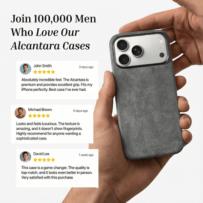 iPhone 17 Pro Max - Alcantara Case - Nardo Gray - Alcanside #iPhone model:_iPhone 17 Pro|iPhone 17 Pro Max