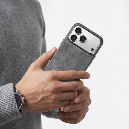 iPhone 17 Pro Max - Alcantara Case - Nardo Gray - Alcanside #iPhone model:_iPhone 17 Pro|iPhone 17 Pro Max