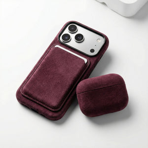 iPhone 17 Pro Max - Alcantara Case - Wine Red - Alcanside