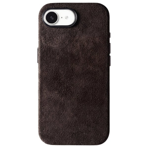 iPhone 17e - Alcantara Case - Chocolate Brown - Alcanside