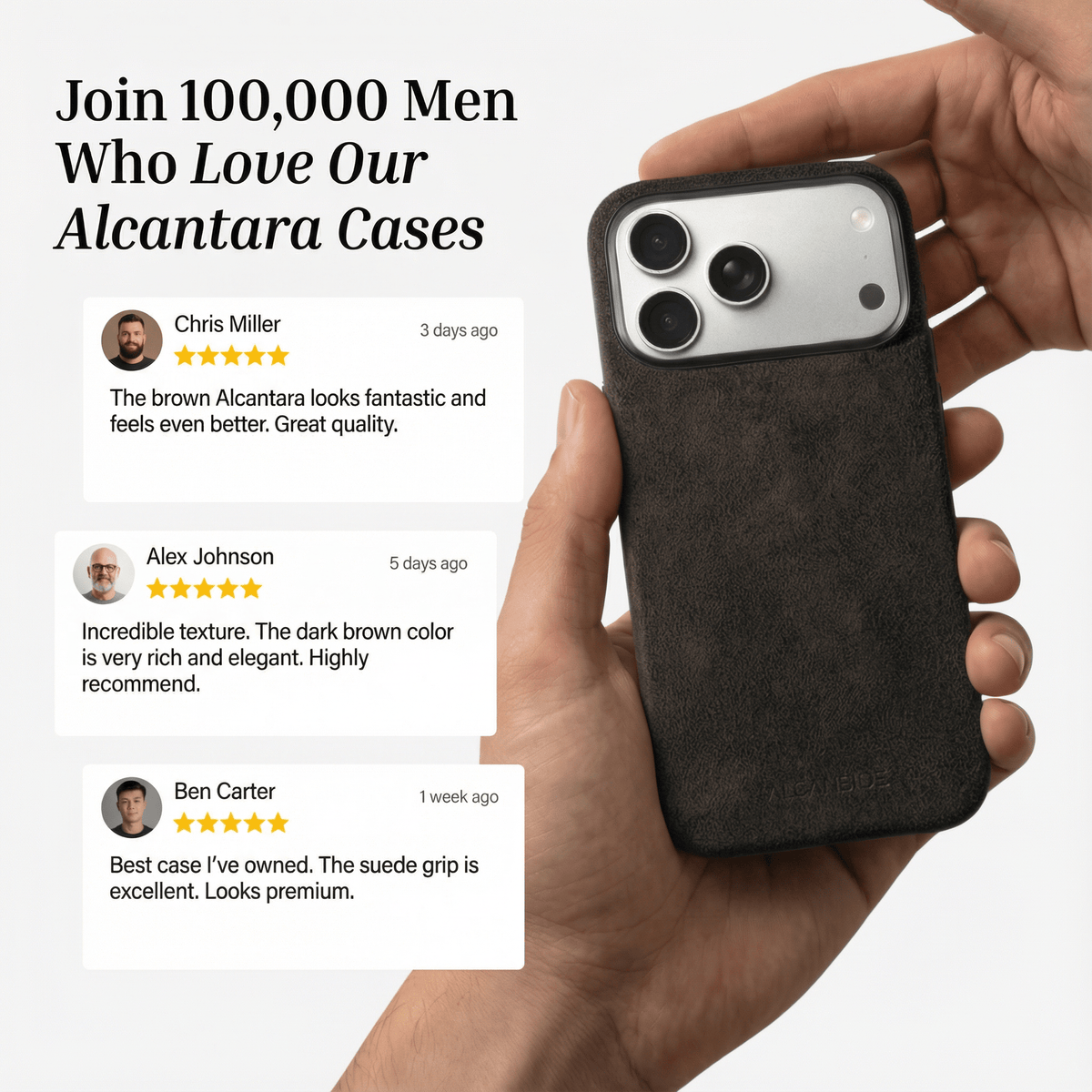 iPhone Alcantara Case - Chocolate Brown - Alcanside #iPhone model:_iPhone 17 Pro|iPhone 17 Pro Max