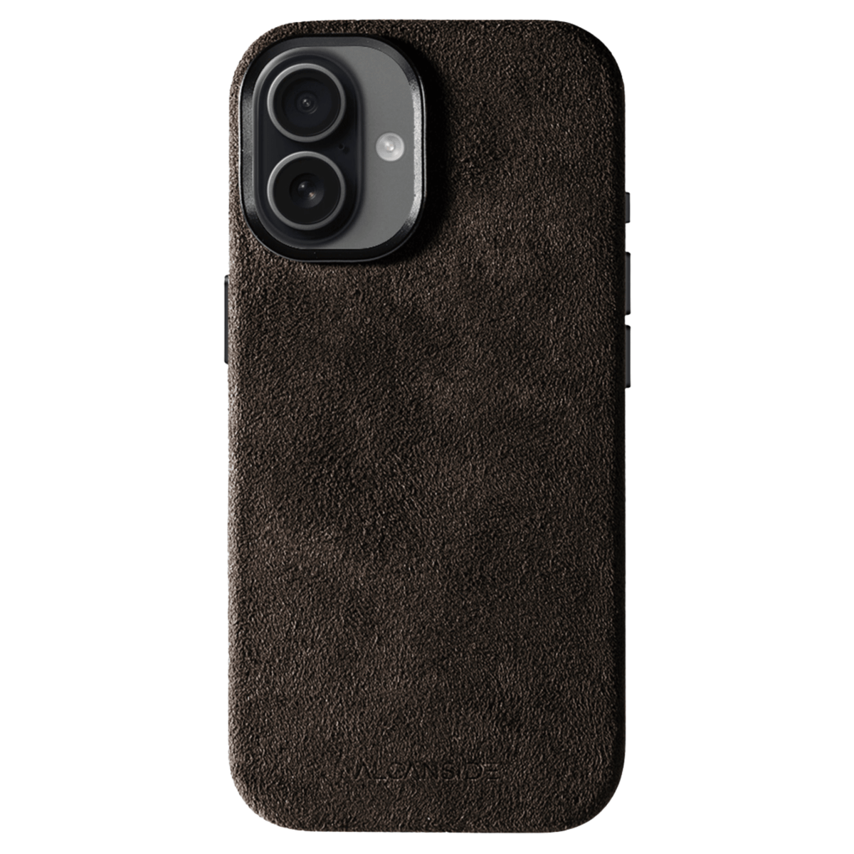 iPhone Alcantara Case - Chocolate Brown - Alcanside #iPhone model:_iPhone 17