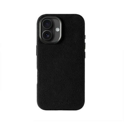 iPhone Alcantara Case - Deep Black - Alcanside