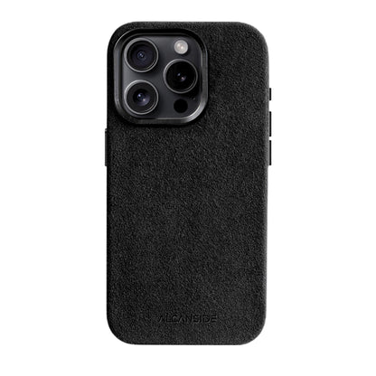iPhone Alcantara Case - Deep Black - Alcanside
