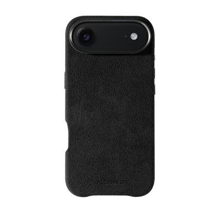 iPhone Alcantara Case - Deep Black - Alcanside