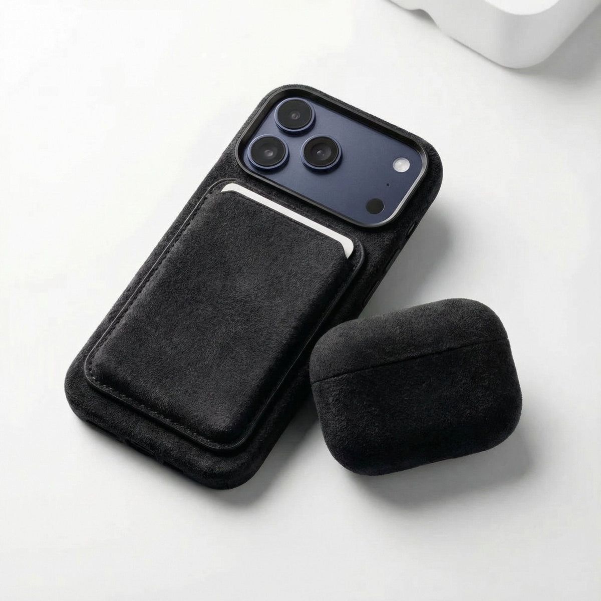 iPhone Alcantara Case - Deep Black - Alcanside #iPhone model:_iPhone 17 Pro|iPhone 17 Pro Max