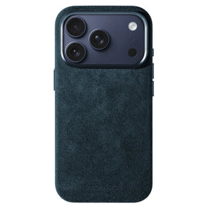 iPhone Alcantara Case - Navy Blue - Alcanside