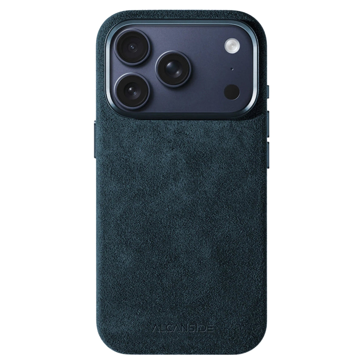 iPhone Alcantara Case - Navy Blue - Alcanside #iPhone model:_iPhone 17 Pro|iPhone 17 Pro Max
