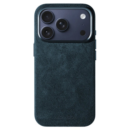 iPhone Alcantara Case - Navy Blue - Alcanside #iPhone model:_iPhone 17 Pro|iPhone 17 Pro Max