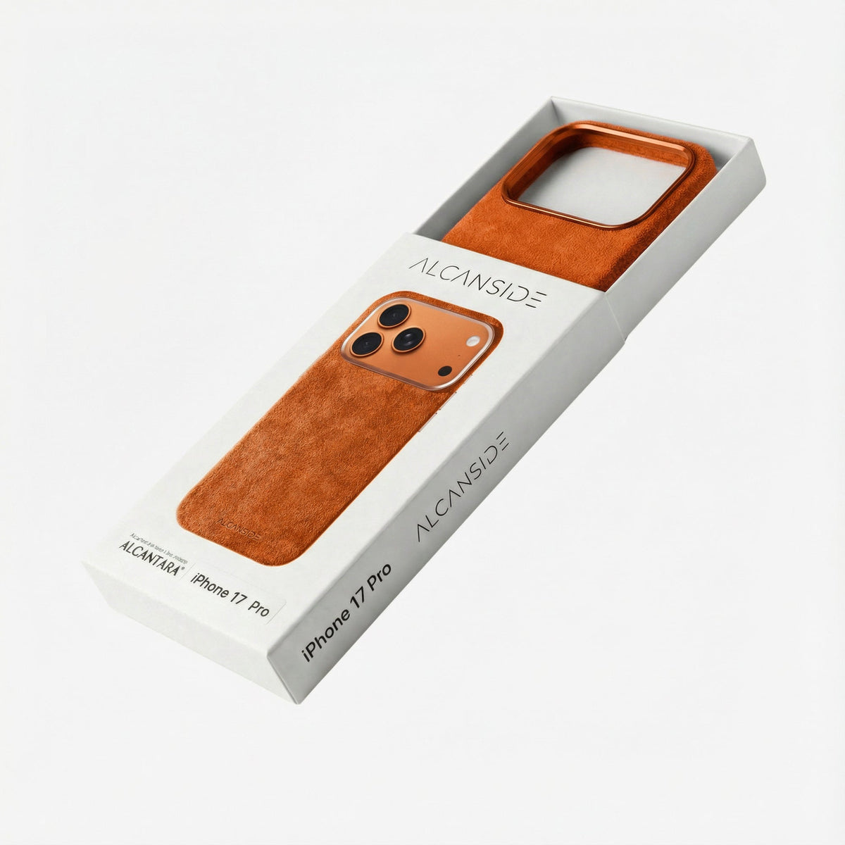 iPhone Alcantara Case - Orange - Alcanside
