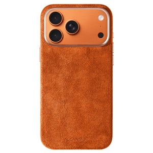 iPhone Alcantara Case - Orange - Alcanside
