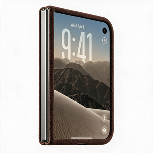 iPhone Duo - Alcantara Case - Chocolate Brown - Alcanside
