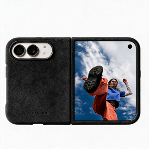 iPhone Duo - Alcantara Case - Deep Black - Alcanside
