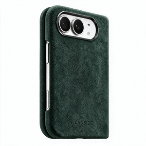 iPhone Duo - Alcantara Case - Midnight Green - Alcanside