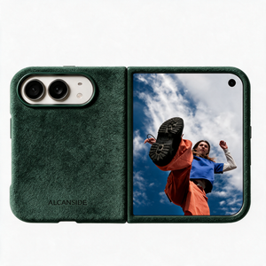 iPhone Duo - Alcantara Case - Midnight Green - Alcanside