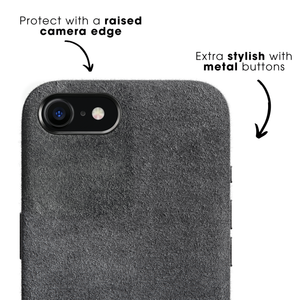 iPhone 16e - Alcantara Case - Nardo Gray - Alcanside