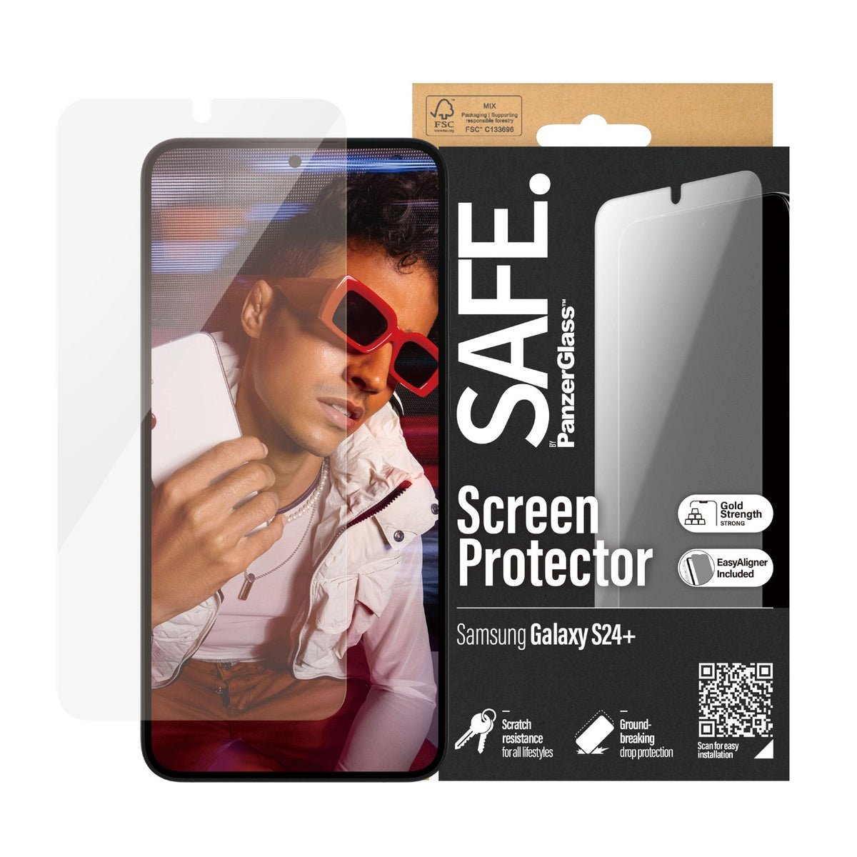 Panzerglass Screenprotector - Samsung Galaxy S24+ - Alcanside