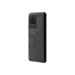 Samsung Galaxy S20 Ultra - Alcantara Back Cover - Space Grey - Alcanside