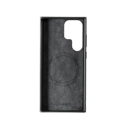 Samsung Galaxy S22 Ultra - Alcantara Back Cover - Space Grey - Alcanside