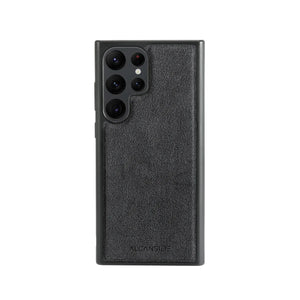 Samsung Galaxy S22 Ultra - Alcantara Back Cover - Space Grey - Alcanside