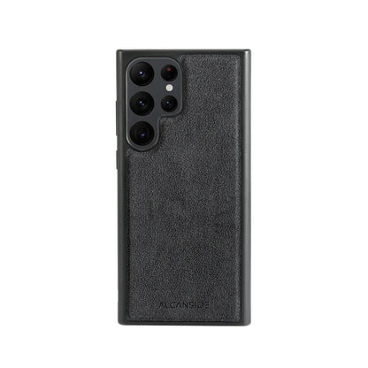 Samsung Galaxy S22 Ultra - Alcantara Back Cover - Space Grey - Alcanside