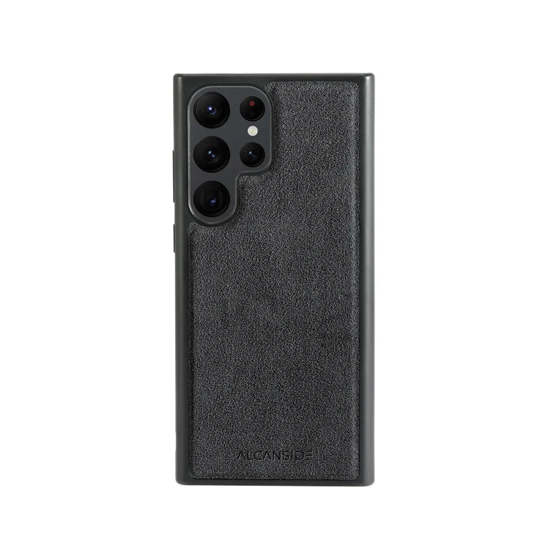 Samsung Galaxy S22 Ultra - Alcantara Back Cover - Space Grey - Alcanside