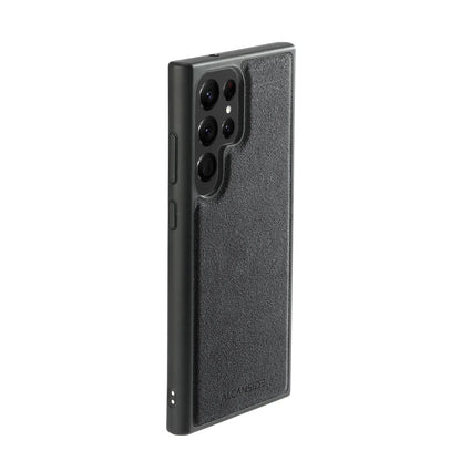 Samsung Galaxy S22 Ultra - Alcantara Back Cover - Space Grey - Alcanside