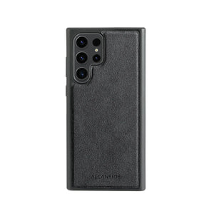 Samsung Galaxy S23 Ultra - Alcantara Back Cover - Space Grey - Alcanside