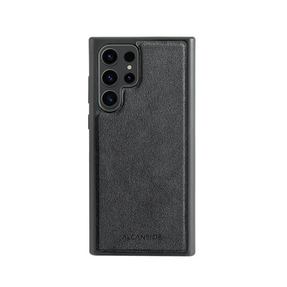 Samsung Galaxy S23 Ultra - Alcantara Back Cover - Space Grey - Alcanside