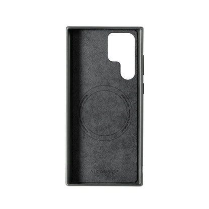 Samsung Galaxy S23 Ultra - Alcantara Back Cover - Space Grey - Alcanside