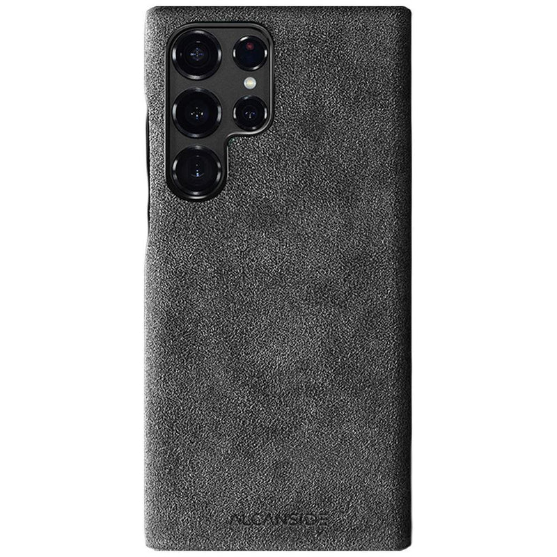 Samsung Galaxy S23 Ultra - Alcantara Case - Space Grey - Alcanside