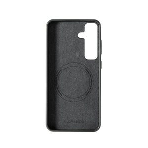 Samsung Galaxy S24 - Alcantara Back Cover - Space Grey - Alcanside